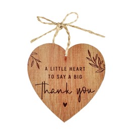 Thank You Gifts, Thank You Plaque Wooden Heart with Envelope A Little Heart to Say A Big Appreciation Gifts for Women Men Colleagues, Friends, Teacher, Nurse, Friend, Boss