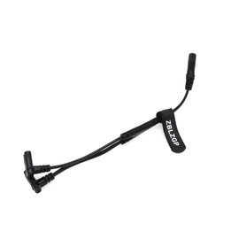 ZBLZGP IEC320 C8 to 2X C7 Y Splitter AC Power Cord (C8-2x C7, Down Angle)