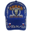 Texas Lone Star State Adjustable Baseball Cap with Flag and