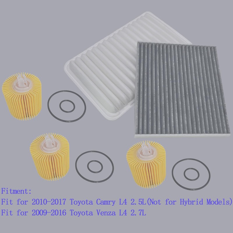 Engine & Cabin Air Filter & 3 Pack Oil Filters