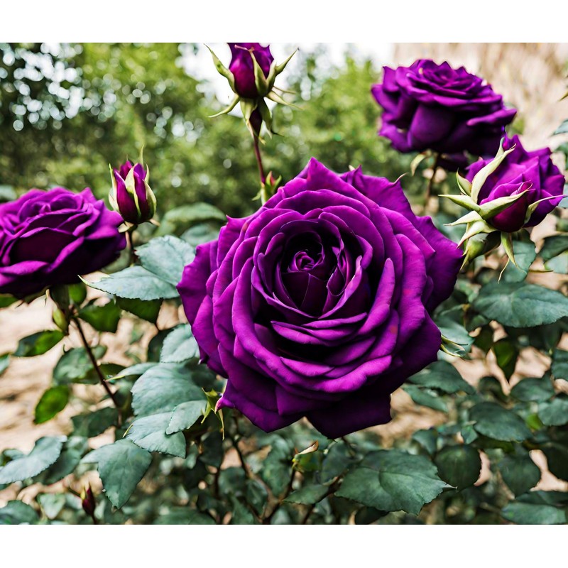 Bonsai Germany Rare Purple Roses 30Pcs Dragon Rose Heirloom Seeds