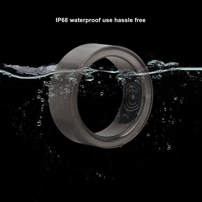 Smart Ring Sleep Fitness Tracker Pedometer Waterproof Exquisite Vibration Alert