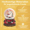 Snow Globe Christmas Music Box | Santa Gift List |
