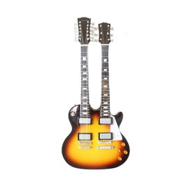 The Eagles Don Felder Double Neck Miniature Guitar Replica
