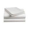 BASIC CHOICE Hypoallergenic Brushed Microfiber Bed Sheet Set, Silver, Queen,