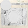 Ambesonne Marble Print Place Mats Set of 4, Stone Surface