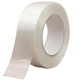 Fiberglass Strapping Tape,Cricket Bat Tape Roll,Cricket Bat Face Protection Fiber Tape Roll,Reinforced Filament Packing Tape,Anti Crack Water,Side Face Protection Tape for Cricket Bat 25 mm x 50 m