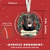 Black Lab Ornament - Black Lab Christmas Ornaments - Black