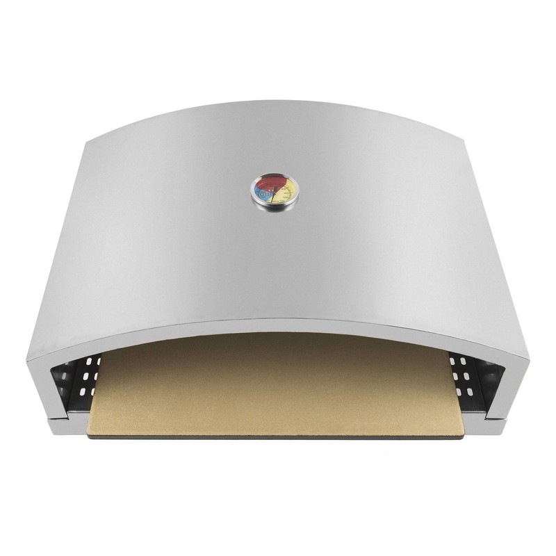 Open Faced Grill Pizza Oven for Gas or Charcoal Grill,