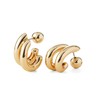 Florence Earring (High Polish Gold)