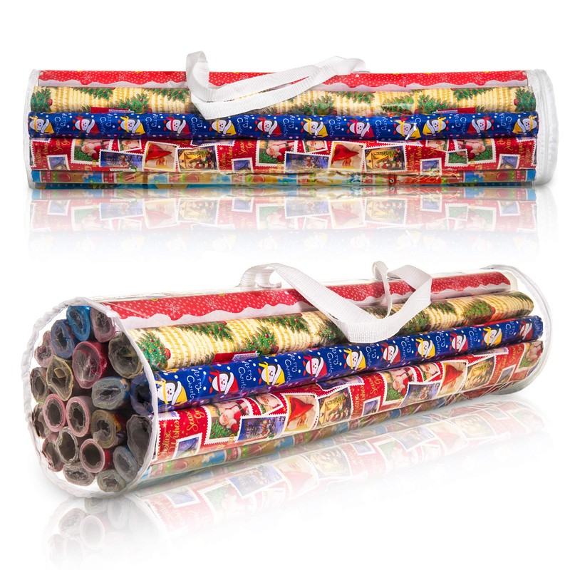 LIVIVO Cylinder Wrapping Storage Bag - Birthday Easter Christmas or