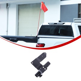 Car Rear Right Tailgate CB Antenna/LED Pod Light Mounting Brackets for Toyota Tundra 2022 2023 2024 2025+ Rear Tailgate Flagpole Mounting Bracket