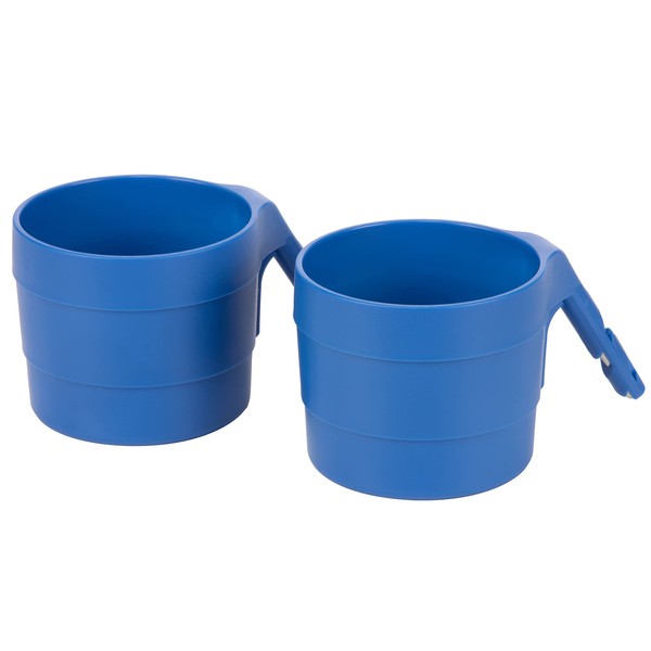 Diono XL Car Seat Cup Holders for Radian and Everett Car Seats, Pack of 2 Cup Holders, Blue Sky
