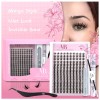 US Local Stock DIY Segment Eyelashes Individual Lash Extension Mega