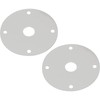Replacement Stainless Steel Scuff Plates for Hood Pins