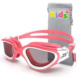 ZIONOR Kids Swim Goggles, G1MINI Polarized Swimming Goggles Comfort for Age 6-14