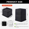 BTSD-home Adjustable Bed Risers 3 or 6 Inch - Heavy