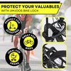 JIMJOOS Heavy Duty Bike Locks - 5-Digit Combination Cable Bicycle
