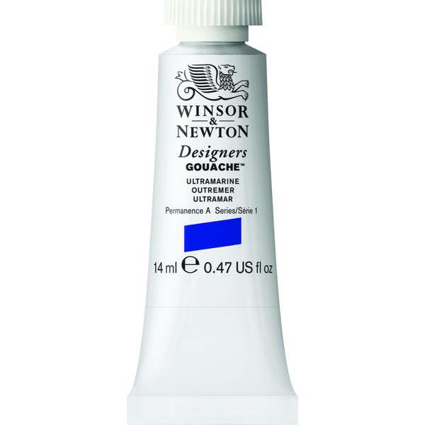 Winsor & Newton 14ml Designers Gouache Tube - Ultramarine