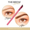 Multi-Function Eyebrow Brush, Professional Eyebrow Brush, Square Angled Eyebrow Brush,