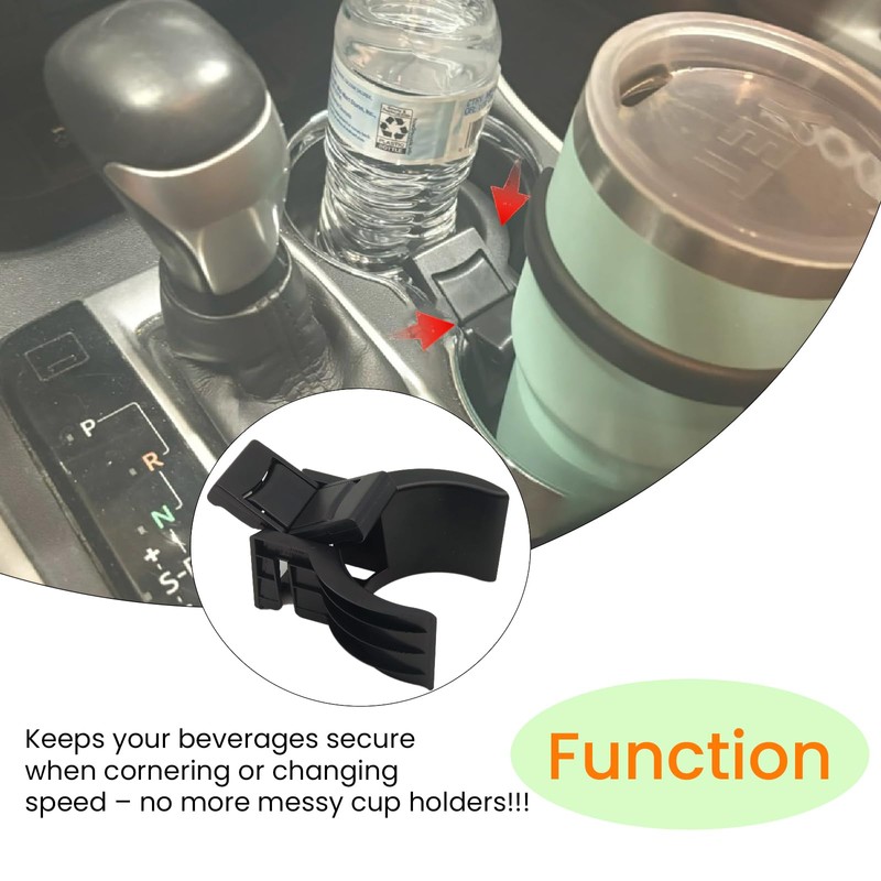 Newace Cup Holder Insert Divider- Compatible with Highlander 2014-2019, Center