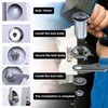 10 Pack Cam Locks Keyed Alike, 1-1/8''Cylinder Fits on 7/8''