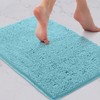 LuxUrux Bath Mat-Extra-Soft Plush Bath Shower Bathroom Rug, 1'' Chenille