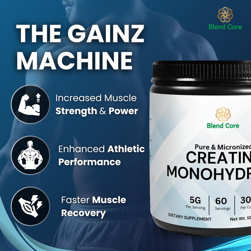 Blend Core Blend Core Creatine Monohydrate - Pure & Micronized