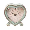 Sass & Belle Boudoir Heart Clock Duck Egg