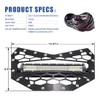 Chelhead Can AM X3 Grille with 11 INCH Slim Led