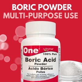 Arymar Boric Powder, Multipurpose Household Cleaner and Freshener, Pure Granular Formula, Versatile Use, Made in The USA (4, Ounces)