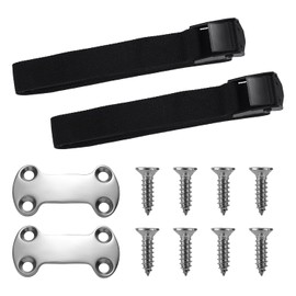 BOXOB Cooler Tie Down Kit, Straps for Fixed Coolers to Boat Prevent Sliding Secure Straps Accessories Compatible with YETI & RTIC