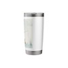 Cute Elephant Fishing in Watercolor Style Stainless Steel Insulated Tumbler