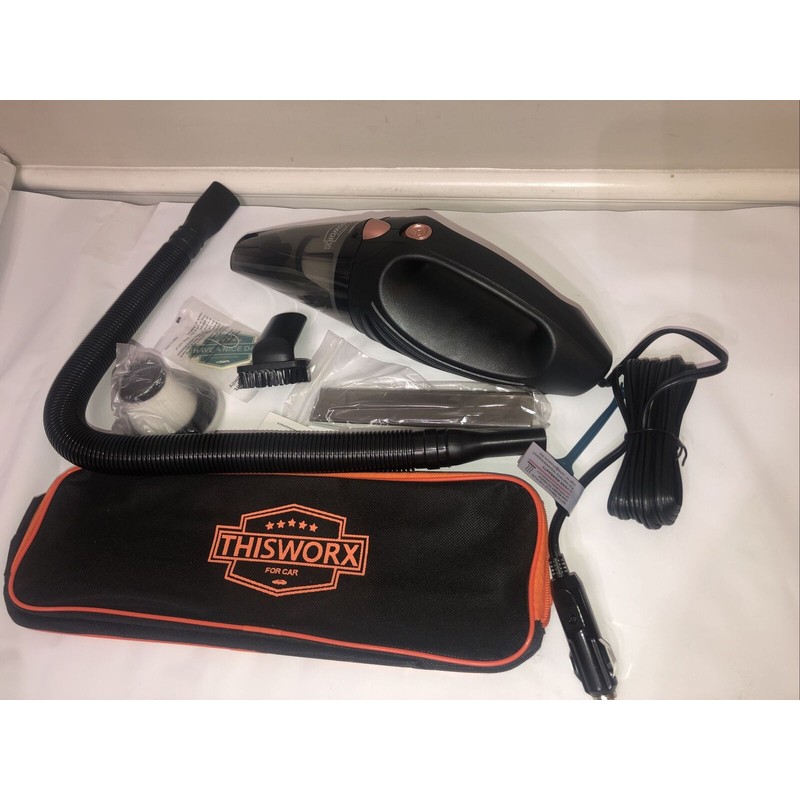 Zabba ThisWorx Car Vacuum Cleaner Corded with Accessory Kit NEW