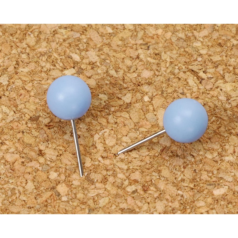 Tupalizy 100PCS 1/4 Inch Small Round Head Map Tacks Pins