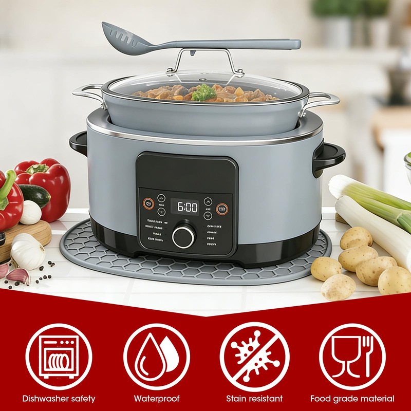 Silicone Heat Resistant Mat for Ninja Foodi Possible Cooker Pro