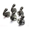 Pack of 5 - Antique Cast Iron Robe Hook -