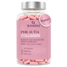 Bandini® Collagen Peptan® and Hyaluronic Acid 180 Capsules + Vitamin C
