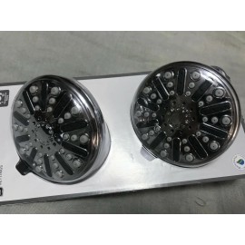 Glacier Bay Multi-Function 3 Spray Settings Chrome Finish Showerhead 2 - Pack