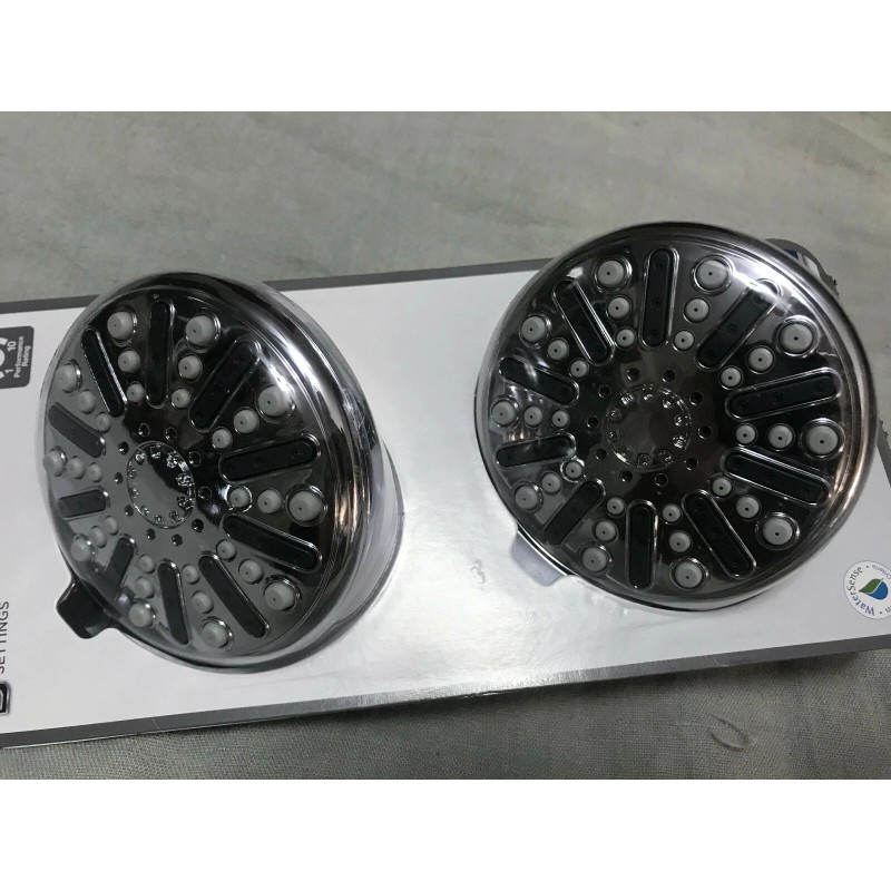 Glacier Bay Multi-Function 3 Spray Settings Chrome Finish Showerhead 2