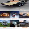 OGATOO Steel Trailer Light Boxes Housing Kit, Red Oval 6"