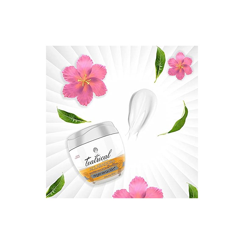 TEATRICAL - Crema aclarante. Con células madre de rosa blanca