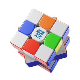 Oostifun MoYu SUPER WEILONG 8M Ball Core UV Coated Edition Spring Positioning 3x3 M Cube 9 Levels of M Levitation Elasticity with Moyu Strap+One Cube Tripod