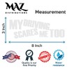 MAZ DISTRIBUTIONS – My Driving Scares Me Too Sticker –