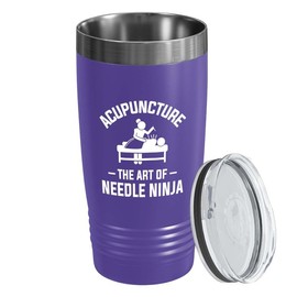 Purple Edition Viking Tumbler 20oz - Acupuncture The art - Chiropractors Physical Therapists Physician Assistants Naturopathic Physicians Massage Therapists.