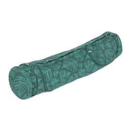 Bodhi Yoga Bag ASANA Bag Cotton Maharaja Collection Yoga Mat Bag in Various Sizes Cotton Bag for Yoga Mat & Accessories Includes Outer Pockets 70 cm Bodhi Leaves Deep Green