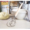 Fox Run 5836 Danish Dough Whisk, Stainless Steel/Wood