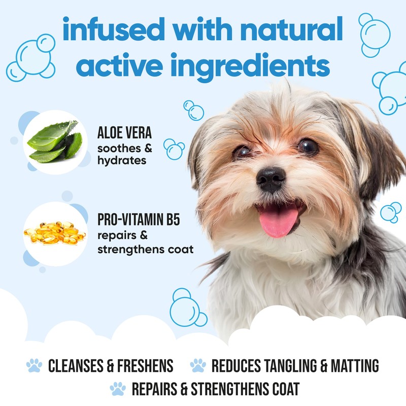 Bubblegum Dog Shampoo by Buddycare | Deep Cleansing Shampoo for