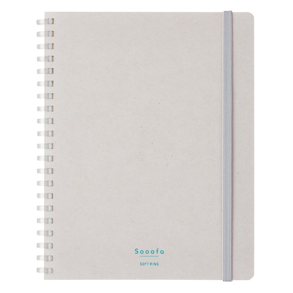 Kokuyo Sooofa B6 Notebook, Soft Ring Notebook, Transformation, 0.2 inch
