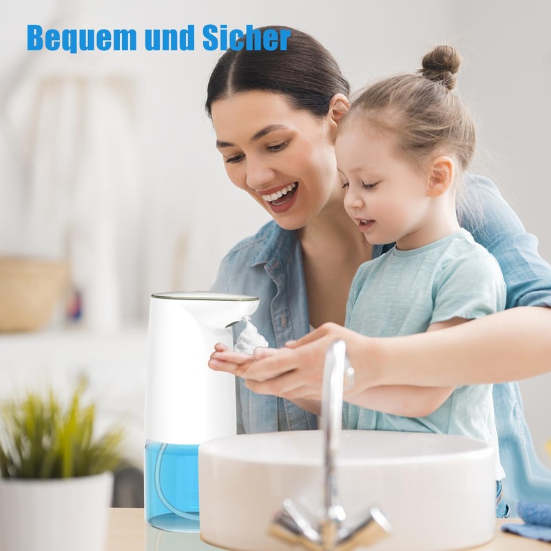 Automatic Soap Dispenser, 500 ml, Electric Soap Dispenser with Sensor,
